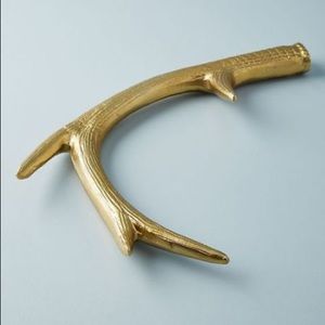 Anthropologie Gilded Antler Decorative Object